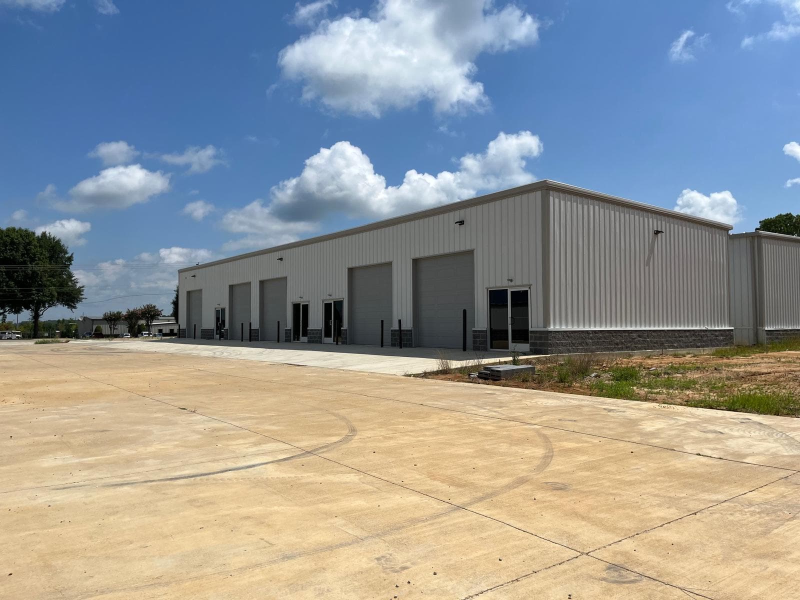Completed commercial warehouse
